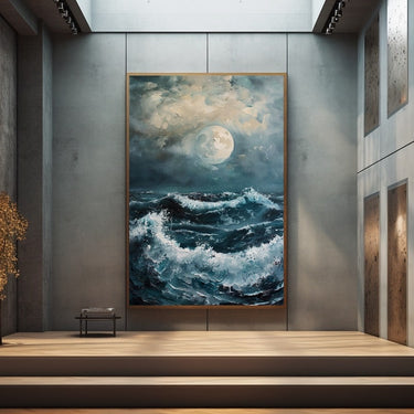 Painting of the Sea at Night